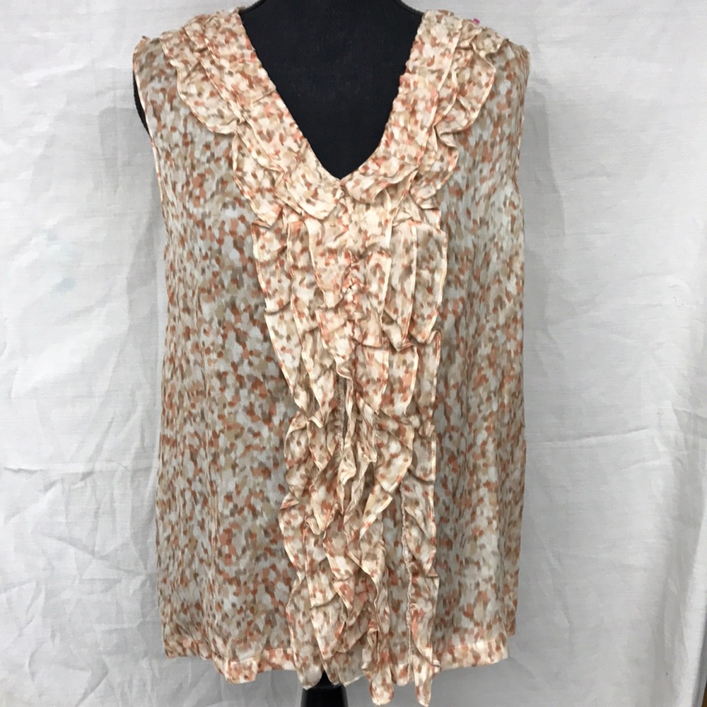 Talbots 100% silk Sz 12 tank top